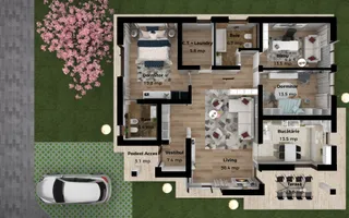 Vila la marginea padurii | Corbeanca | Mobilat Mobexpert - Poză 14
