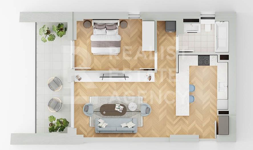 Vânzare, apartament cu 2 camere în zona Străulești - Poză 3