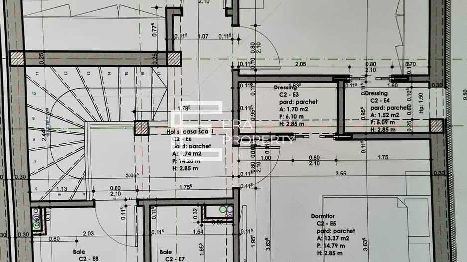 Case Individuale & Duplex | 4 camere | 3 bai | zona Trifoiului Selimbar | - Schiță 15