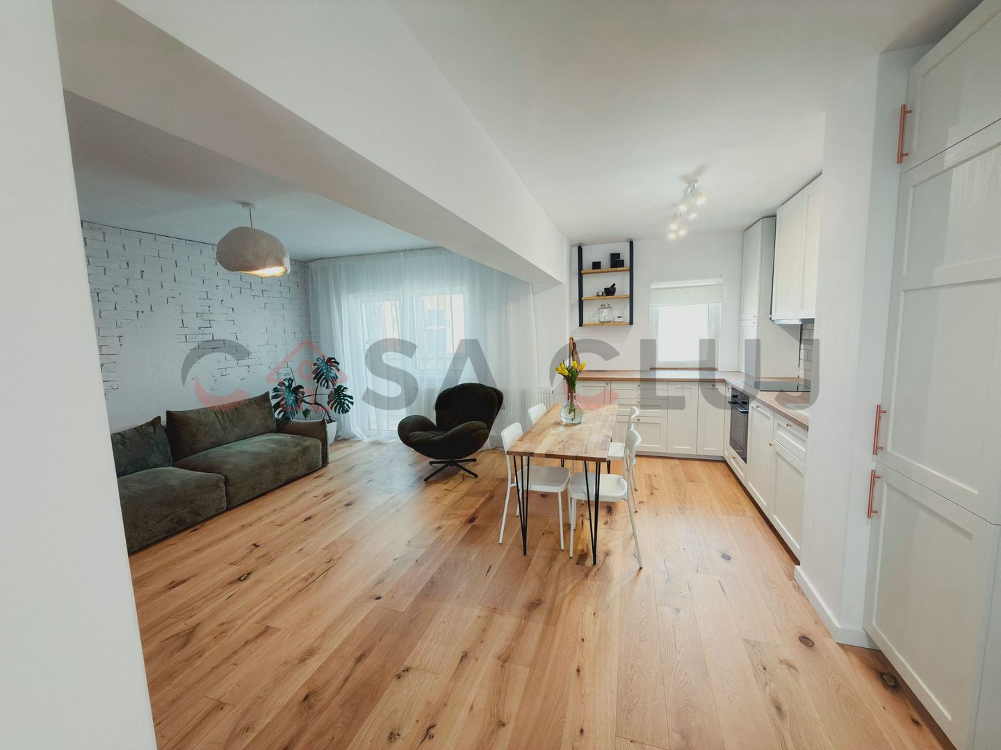 3 camere, renovat, Omv Calea Floresti! - Poză 3