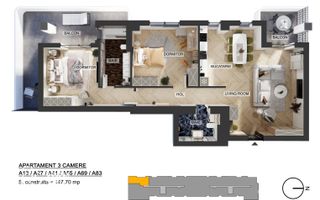 Apartamente 3 camere, Pipera, comision 0 % - Poză 11