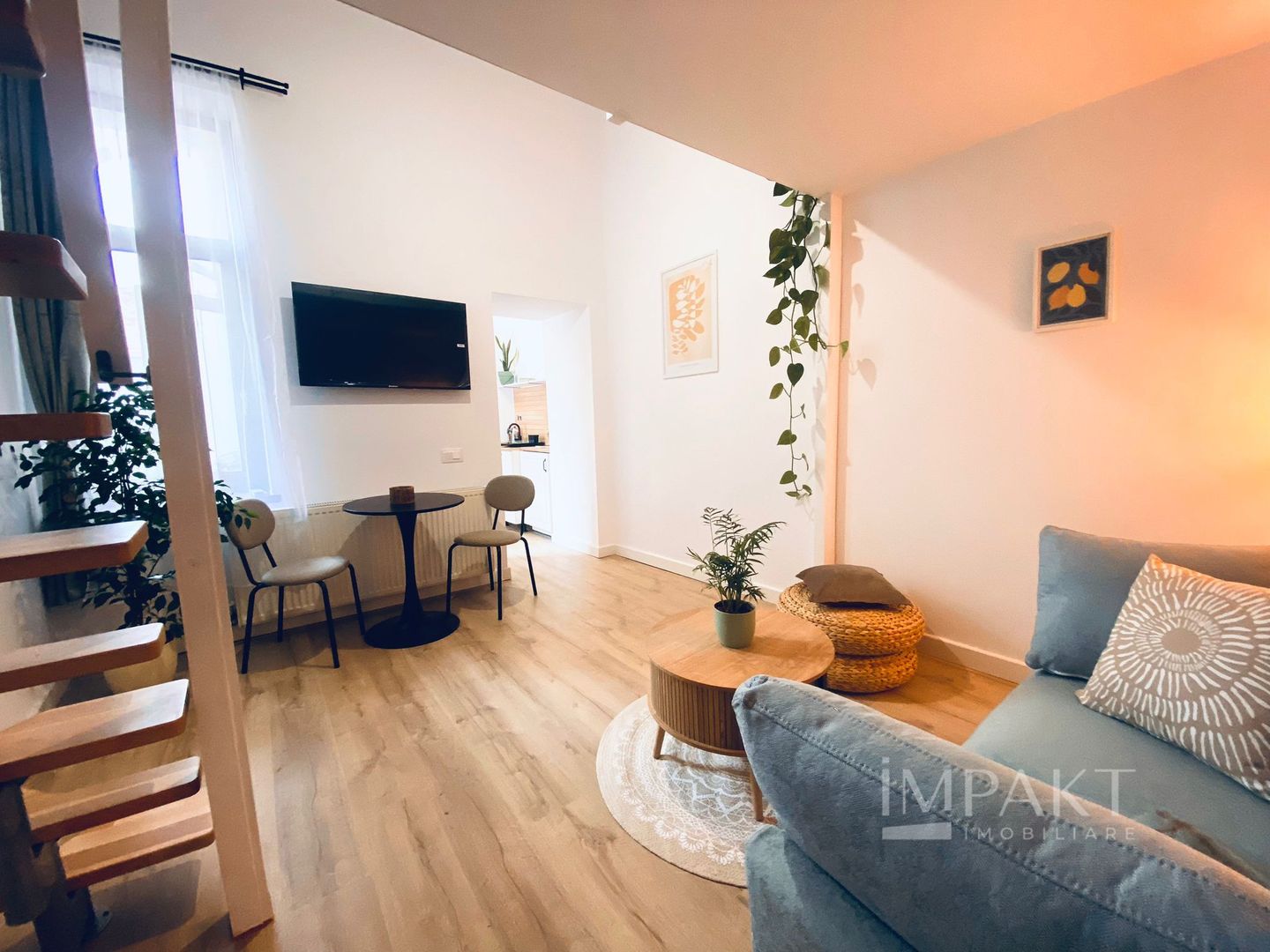 Apartament cu 1 camera ultracentral finisat la cheie - Poză 2