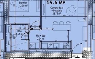 AP. 2 CAMERE- ONE LAKE DISTRICT, TERASA 11 MP, BLOC NOU, COMISION 0% - Poză 4