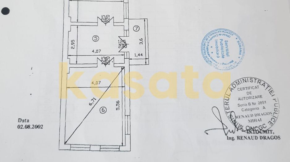 APARTAMENT 3 | ZONA CENTRALĂ | CONFORT ȘI LINIȘTE | MIJLOCUL CAPITALEI - Schiță 6