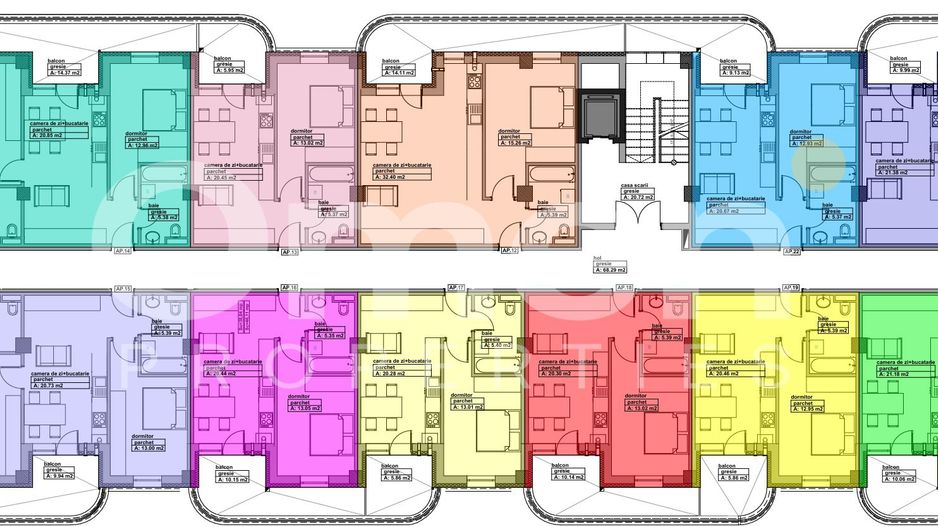 Apartament 2 camere de vânzare - 67.79mp – Complex Lupului 10 - Poză 6