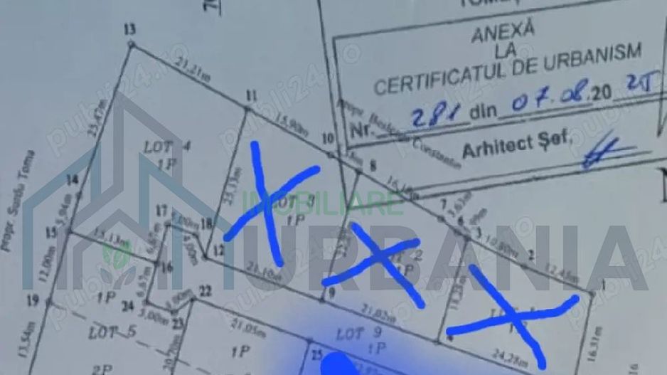 Vand teren in Goruni!oferta!! 12 euro mp - Poză 1