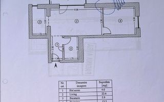 APARTAMENT NOU, ULTRAFINISTAT CU 2 CAMERE LA VANZARE IN ONE COTROCENI - Schiță 6