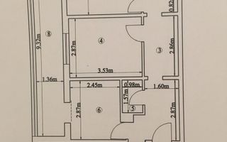 Apartament dec.3 camere si 2 bai, 76mp, 137500euro -Frumoasa - Poză 11