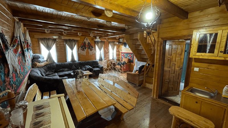 Cabana lemn P+M, 90 mp util, 1.8 ari teren, ideal turism, Figa - Poză 1