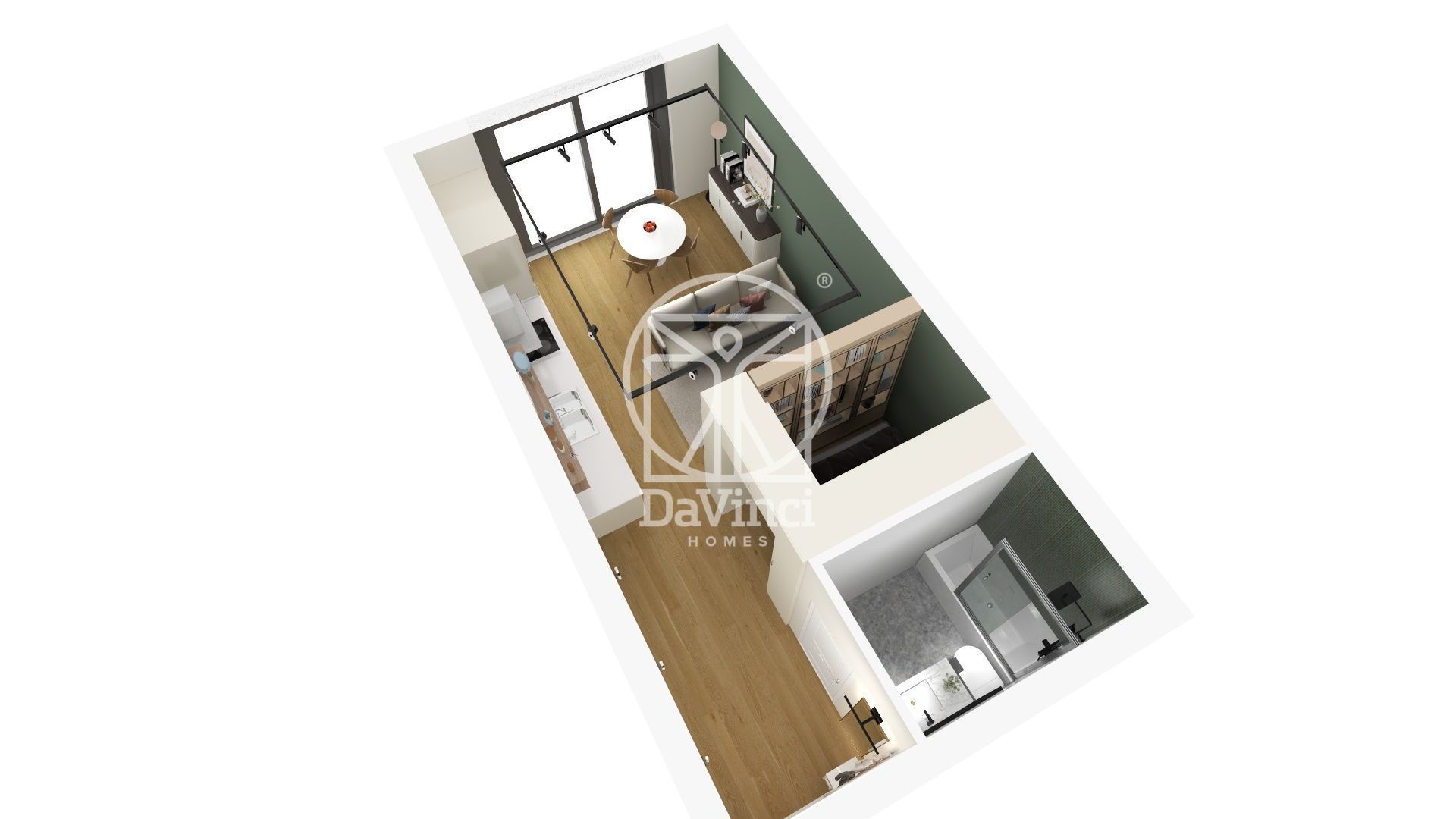 Garsoniera 37.54 mpu, intabulata (C&A-79N-Mi-ap. 2) - Poză 2