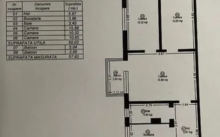 Apartament cu 3 camere Girocului cu centrala - Poză 14