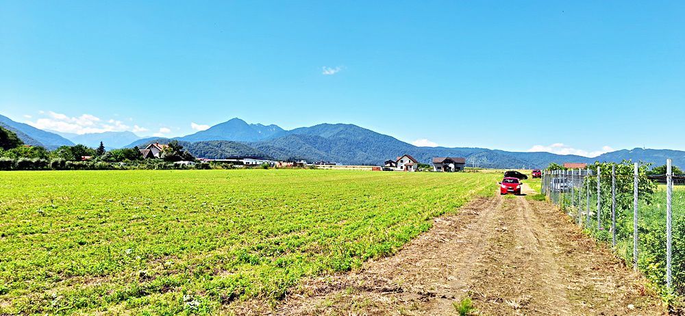 Sacele, teren intravilan 1386 mp, parau, priveliste superba, 45 euro/mp - Poză 9