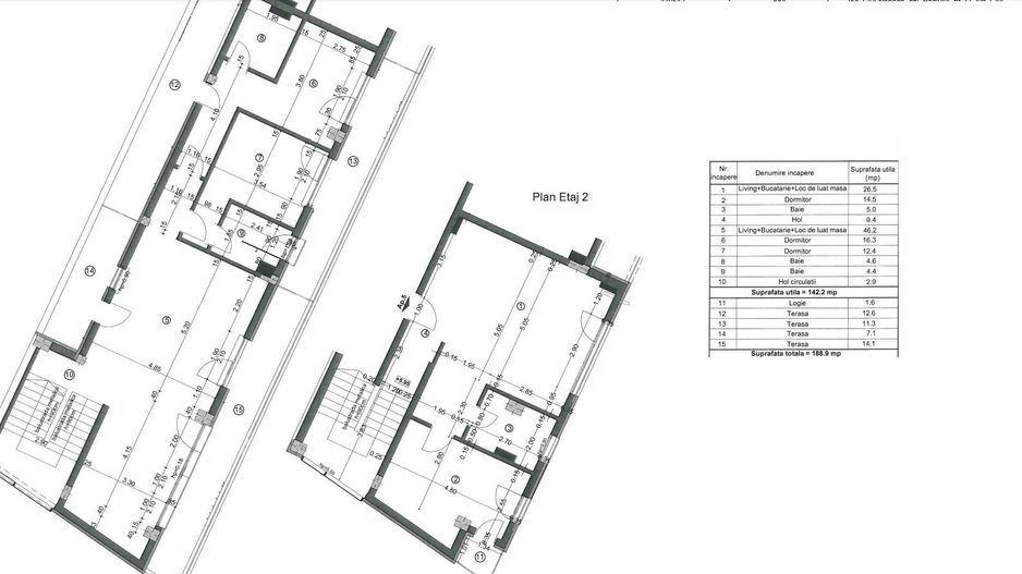 Penthouse dispus pe 2 niveluri in Dambul Rotund - Poză 29