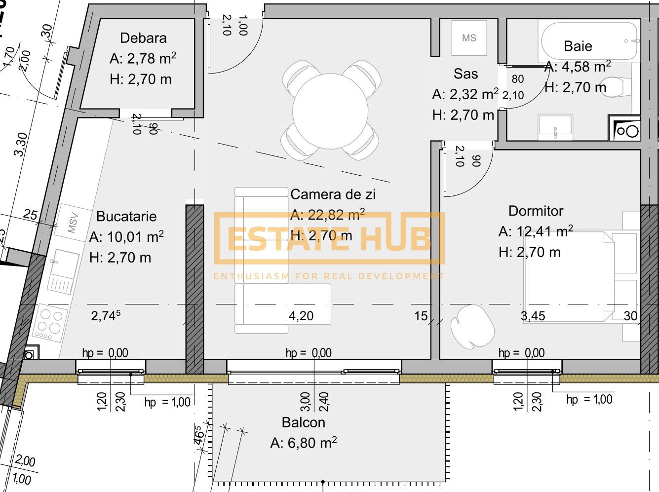 PRESALE Traian 44 | 2 camere premium | 0% comision - Poză 6