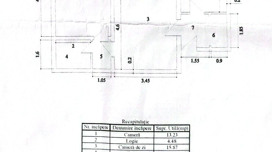 Apartament cu 2 camere, etaj 2, VASLUI - zona CENTRU; - Poză 9