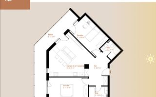 Apartament 3 camere, constructie noua, finalizare 2025, zona Vivo - Poză 13