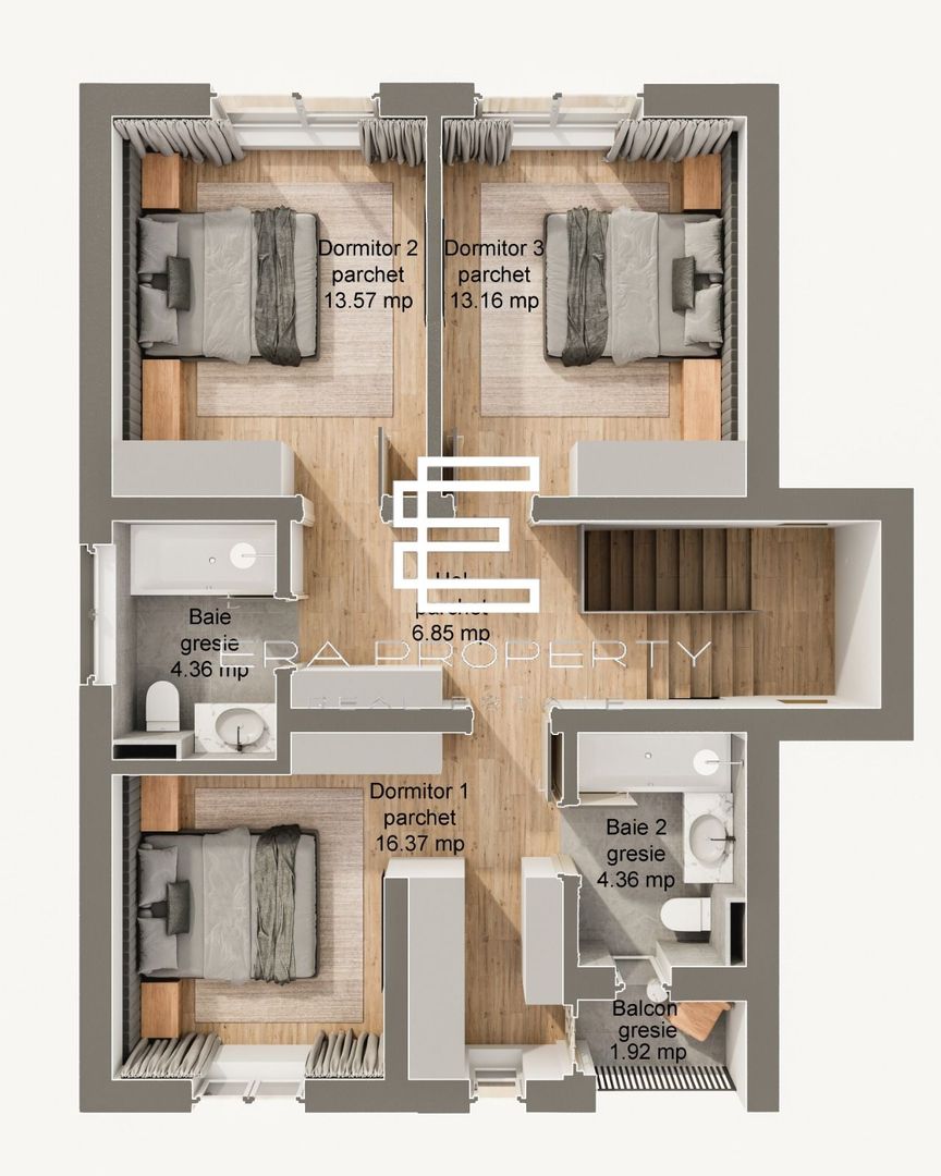 Casă nouă, 5 camere, terasă 22 mp, teren 340 mp – Șura Mare - Schiță 7