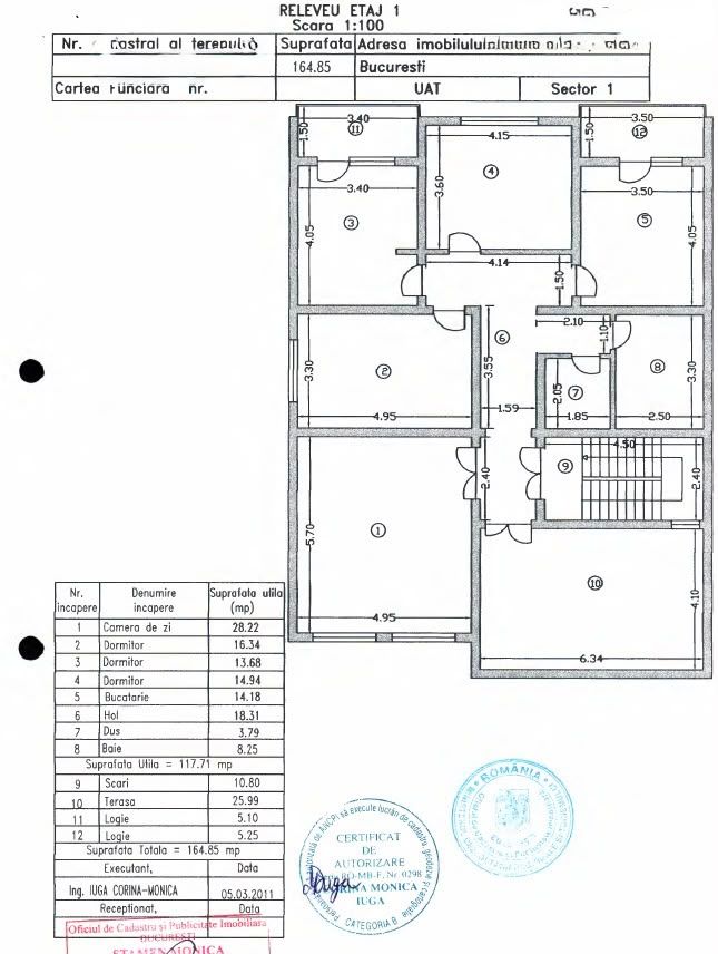 Casa de vanzare 483mp suprafata totala si teren 494mp, Sector 1 - Schiță 39