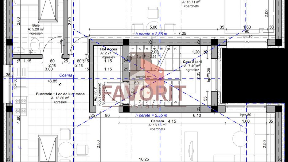 Finisat la cheie. 2 locuri de parcare.  1 apartament pe nivel - Poză 7