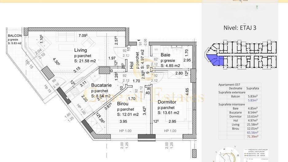 Apartament cu 3 camere, Brasov - Poză 23