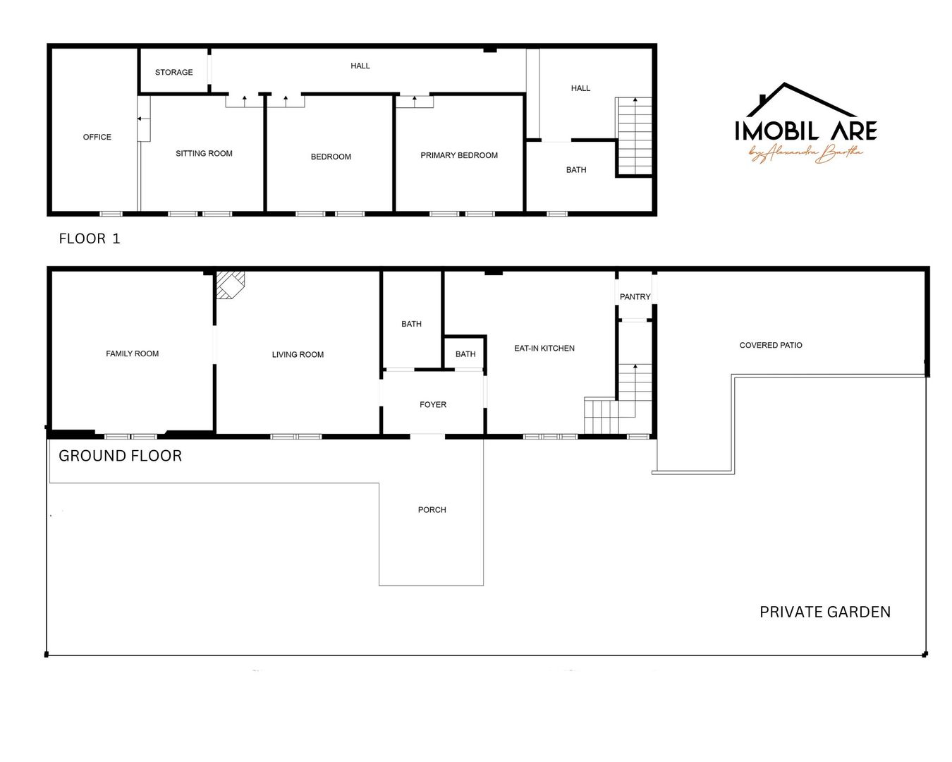 Casă cu grădină in zonă centrală - Schiță 2