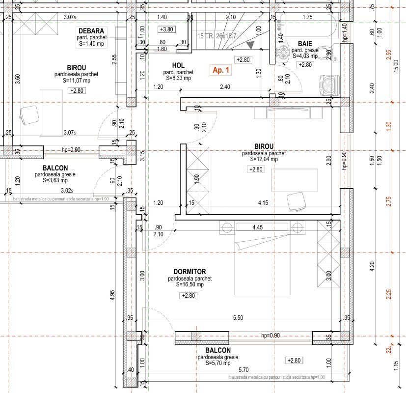 Casa de vanzare in Arhitectilor  Sibiu - Schiță 11