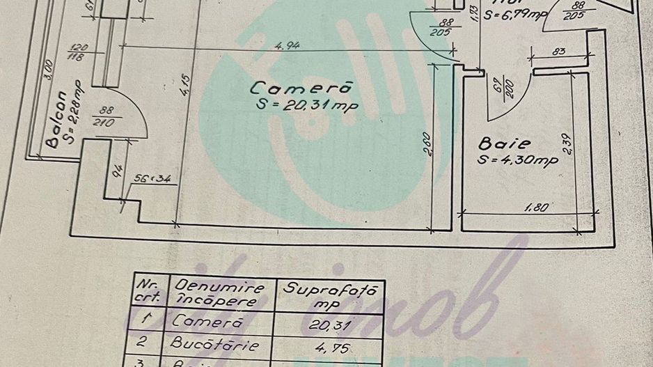 Garsonieră ultracentrală – Bulevardul Unirii – Piața Alba Iulia | Etaj 1 | 40 mp - Poză 7