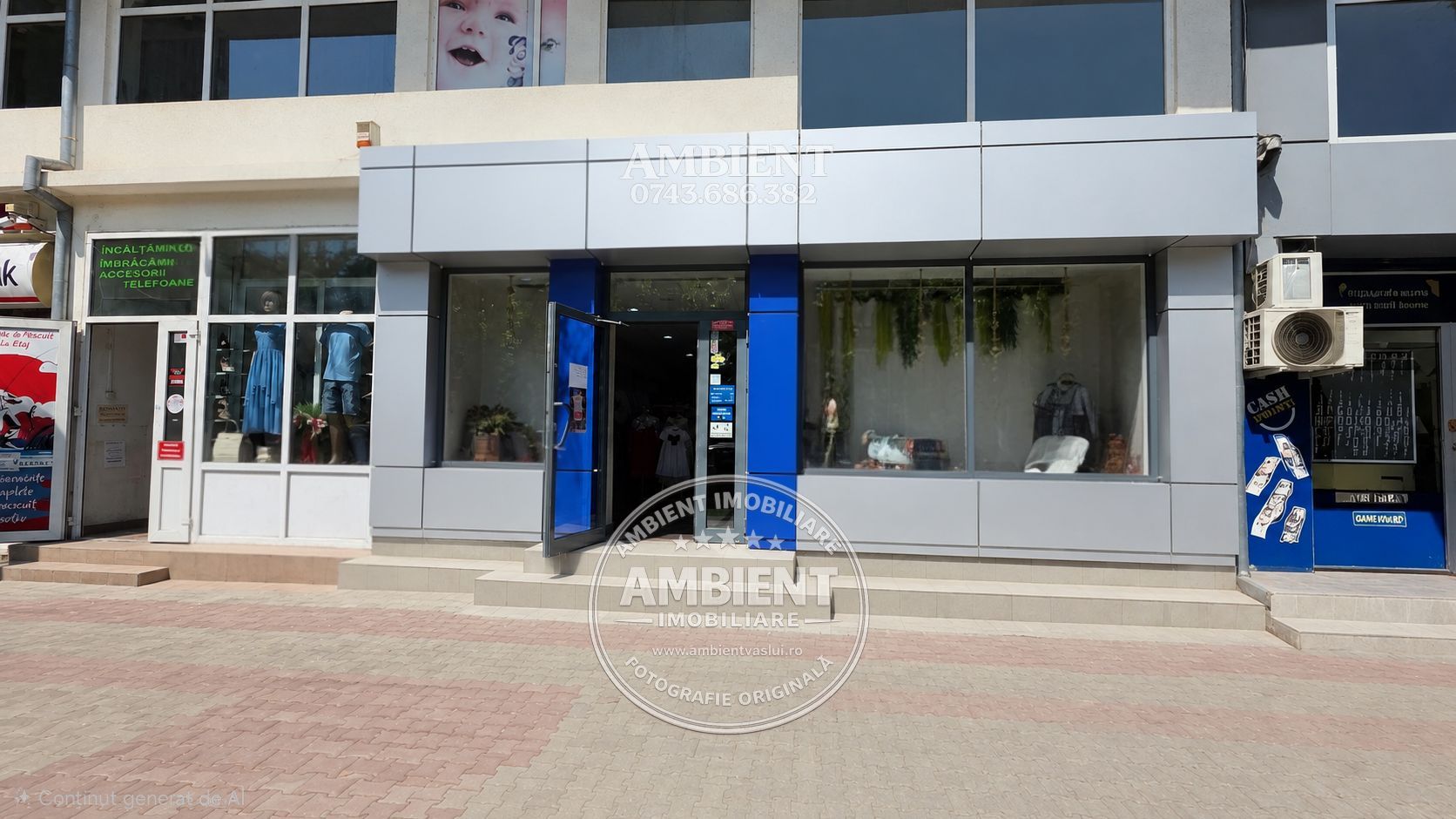 DE INCHIRIAT - SPAȚIU COMERCIAL 220 mp, TRAFIC INTENS, VASLUI - zona CENTRALA; - Poză 2