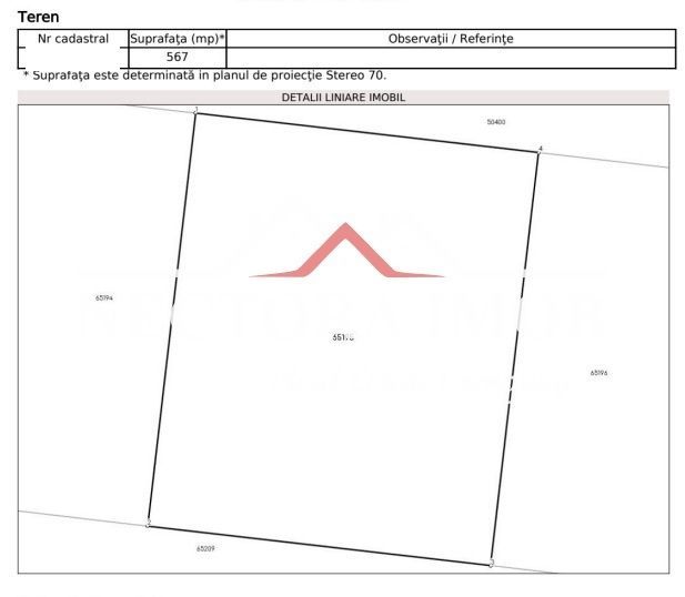 NECTORA IMOB-Ocazie-Teren Intravilan 567 mp, Livada de Bihor,Utilitati - Poză 3