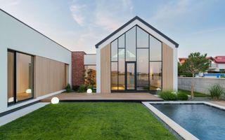 Vila eleganta | arhitectura moderna, panouri solare, finisaje premium și piscina - Poză 1