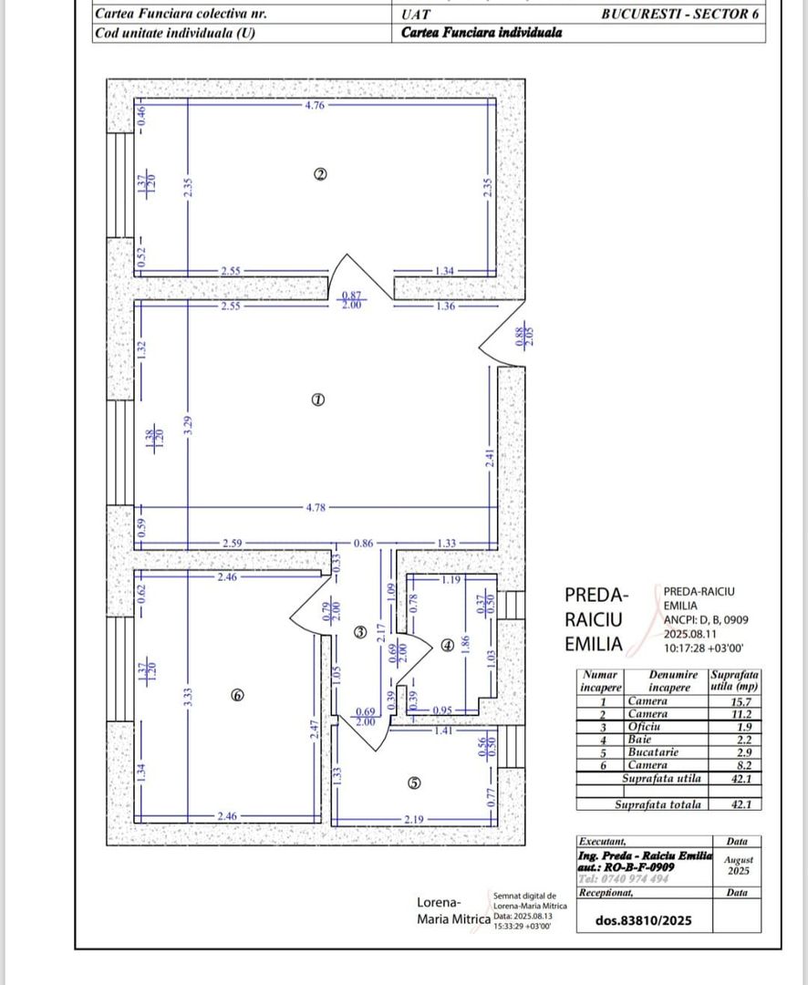 3 Cam Militari Gorjului Metrou Centrala Proprie - Schiță 3