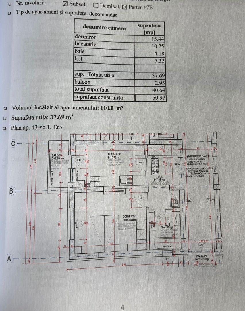 Garsoniera decomandata Prelungirea Ghencea Loc de parcare - Poză 13