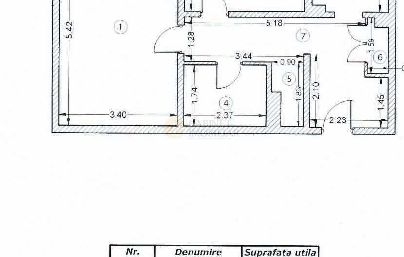 2 Camere | Bloc 1981 | Lujerului - Schiță 20