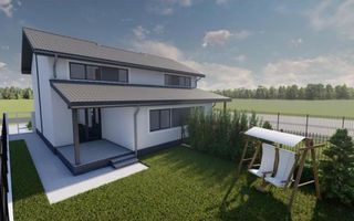 COMISION 0%, Duplex 4 Camere, La Cheie, P+E, 95MP, 335 Teren, SACALAZ - Poză 3