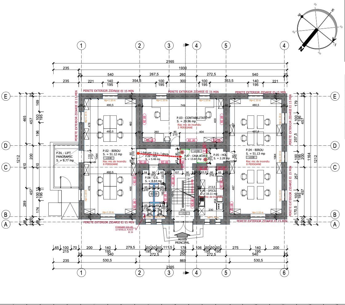 Clădire administrativă renovată integral – oportunitate investițională – Brașov - Schiță 45