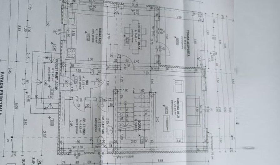 Casă nouă în Bod, P+M, de vânzare "la alb" sau "la cheie" - Schiță 24