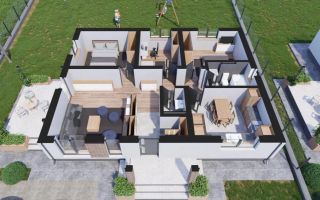 Casa 4 camere, 2 băi/incalzire in pardoseala/ teren 490 mp in zona Dancu-Holboca - Poză 5