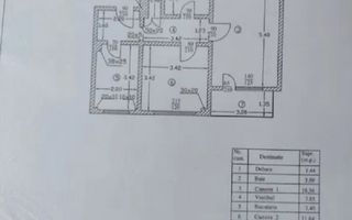 Apartament 2 camere | Militari – Gorjului - Schiță 14