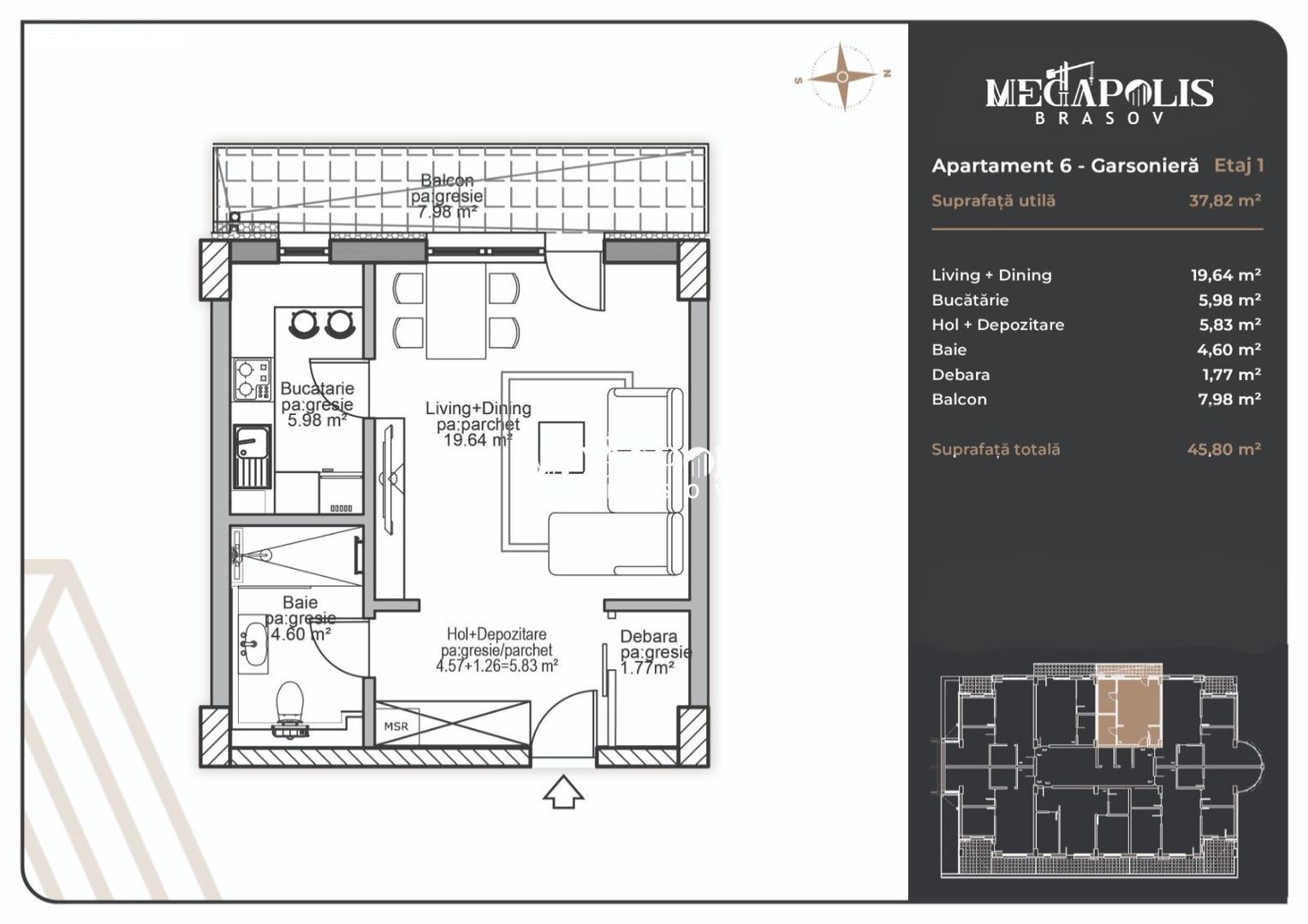 Garsonierǎ Coresi | Plata Tranșe | Credit - Poză 4