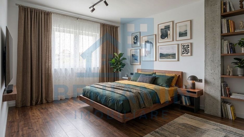 Casa la cheie-Living-2 Dormitoare-Baie-Gaze-Curent-Apa-320mp teren - Poză 2