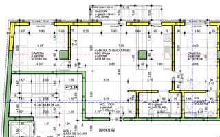 Apartament 3 camere Mărăști – clădire nZEB -  localizare Premium - Schiță 2