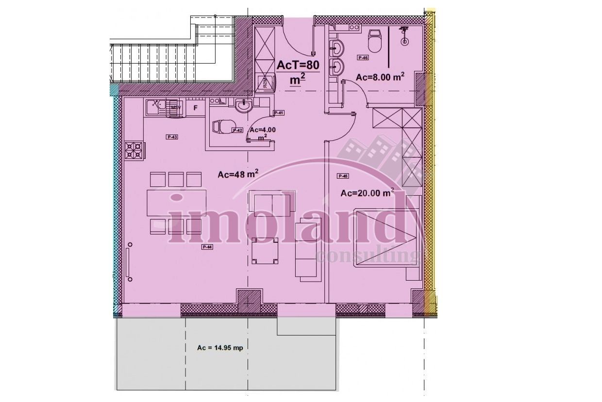 Vanzare - apartament - 2 camere - Lacul Floreasca - Schiță 7