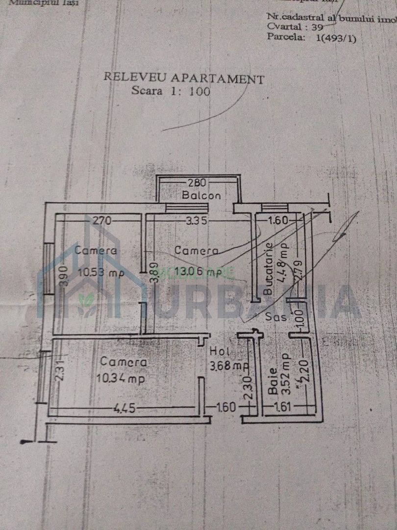 Apartament 3 camere, zona Alexandru Piata, Iasi - vanzare - Poză 4