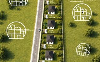 Teren de vânzare în Lețcani, acces E85 – 520 mp, utilități - Poză 1