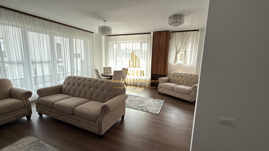 Apartament 3 camere de închiriat- Barbu Văcărescu |-PARCARE+BOXA- - Poză 3