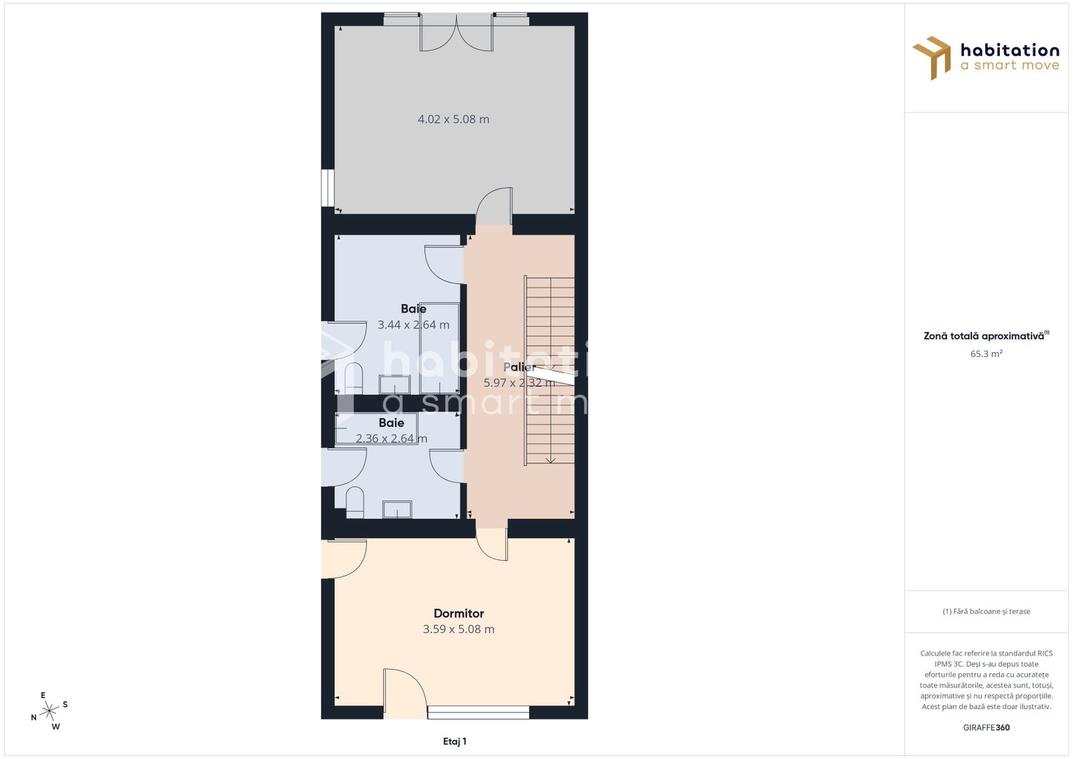 Tur virtual:  Duplex modern, luminos și spațios cu garaj – zona Lunei - Poză 29