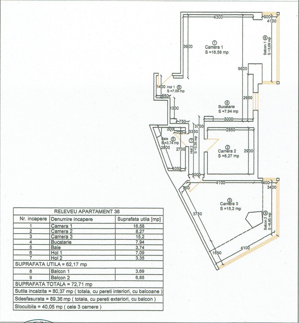 VANDUT - Apartament 3 camere | Segmentul Lux | Vedere Panoramica - Poză 20