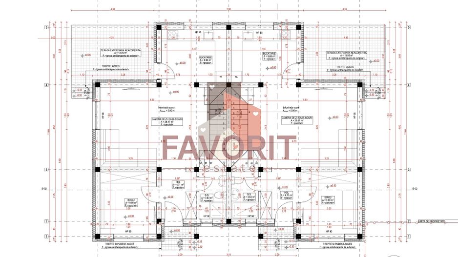 Comision 0% | Duplex in Mosnita | strada privata | Toate utilitatile | La asfalt - Schiță 7