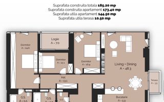 Proiect rezidențial // Apartamente 1-5 camere // Finalizare 2026 - Poză 72