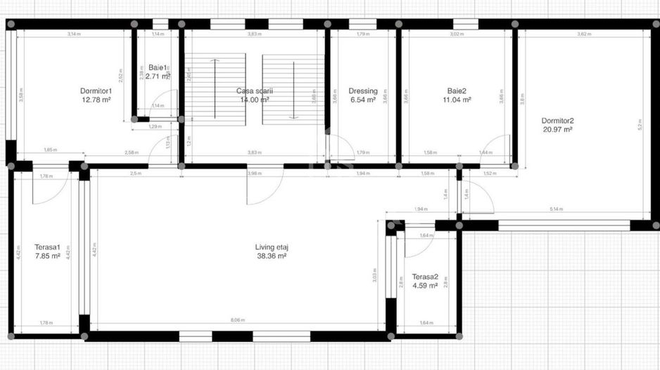 Casa P+E de închiriat, cartier Andrei Mureșanu - Poză 9
